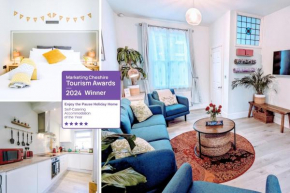 Enjoy the Pause - quiet city centre, free parking, 2 min walk to shops, river, cafes, Manchester Airport 50 mins drive